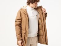 Мужская утеплённая парка Lacoste с капюшоном