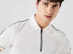 Мужское поло Lacoste приталенного кроя