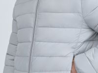 Утеплённая лёгкая куртка, Белый