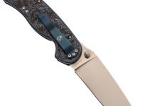 Складной нож Steelclaw Крыса, сталь VG-10, рукоять синий титан