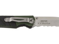 Полуавтоматический складной нож Ignitor Veff Serrations™, CRKT 6855, сталь 8Cr14MoV Satin Combo Edge, рукоять стеклотекстолит G10