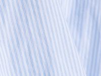 Асимметричная рубашка из хлопка, Голубой