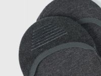 Подследники в полоску, 2 пары, Черный