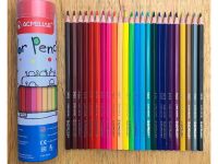 Набор карандашей цветных Acmeliae 24 цв, в футляре-тубусе