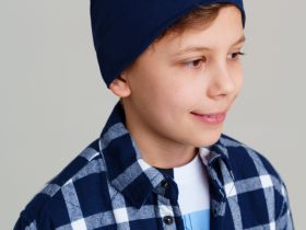 Шапка трикотажная для мальчиков, 2 шт в комплекте