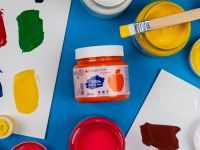 Гуашь Цветик 220 мл Черная