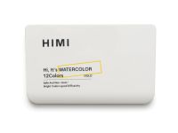 Набор акварели HIMI "Металлик", 12 цветов, оттенки GOLD