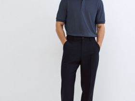 Поло из пике, Синий