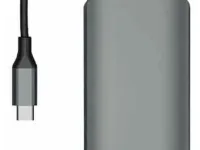 Адаптер WIWU Alpha 12 в 1 USB-C HUB на USB 3.0*3/USB 2.0*3/HDMI/SD/Micro SD/Type-C/LAN/3.5 Stereo (Gray)