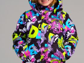 Комплект текстильный с полиуретановым покрытием для девочек: куртка, полукомбинезон