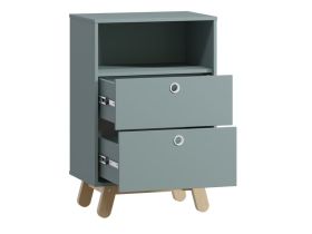 Комод Анджи 60x91 Серо-зеленый