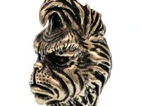 Бусина для темляка Гринч, мельхиор