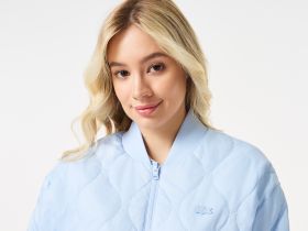 Женская стёганая двухсторонняя куртка Lacoste