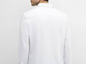 Классическая рубашка из хлопка, Белый