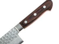 Нож Сантоку 180 мм, Sakai Takayuki, сталь VG-10 Damascus 17 слоев, рукоять дерево Pakka