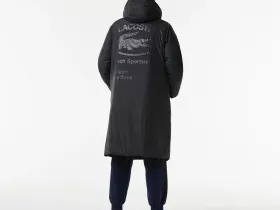 Женская длинная стеганая куртка Lacoste