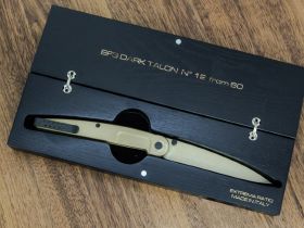 Складной нож Extrema Ratio BF3 Dark Talon Gold Limited, сталь Bhler N690, рукоять алюминий