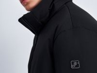 Утепленная куртка с воротником-стойкой