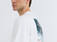 Футболка с принтом, Белый