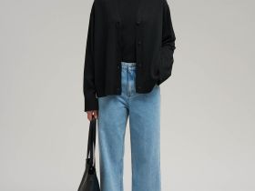 Вязаная майка прилегающего кроя с хлопком