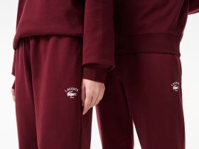 Спортивные хлопковые брюки Lacoste унисекс