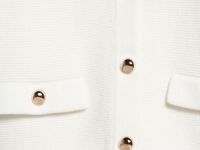 Укороченный кардиган, Белый