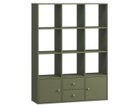 Стеллаж Кейн 2-112x149 Оливковый