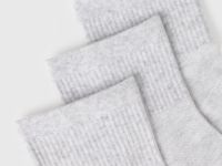 Фитнес-носки с поддержкой стопы, 3 пары, Серый