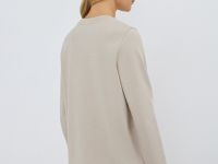 Базовый лонгслив, Бежевый