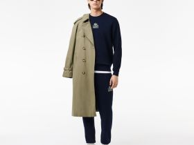 Хлопковый свитшот Lacoste унисекс