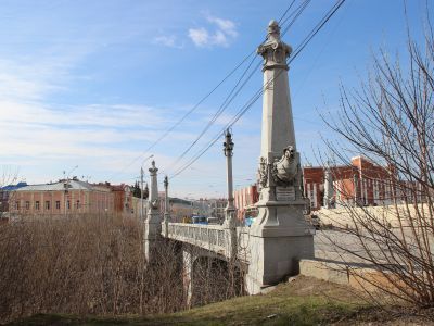 Мост через реку Ушайку, 1912 г., арх. Лыгин К.К.