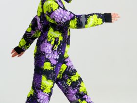 Комбинезон текстильный с полиуретановым покрытием для девочек