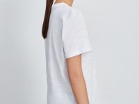 Футболка из хлопка свободного силуэта