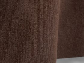 Вязаное облегающее платье, Коричневый