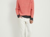 Джемпер прямого силуэта с шерстью