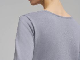 Легкий джемпер с коротким рукавом