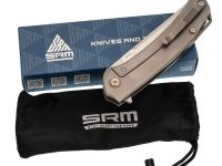 Складной нож SRM Asika, сталь 154CM, рукоять титан
