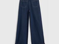 Джинсы Wide leg для девочек, Синий