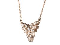 Колье из красного золота с бриллиантами э0201кл10190270