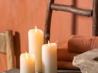 Свеча Пламя/Fiamma классическая, слоновая кость I