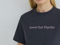 Футболка с принтом, Серый