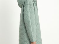 Полупальто утепленное с капюшоном