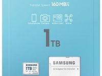Карта памяти Samsung 1ТБ EVO Plus CL10 с адаптером белый