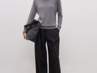 Шерстяной джемпер с округлой горловиной