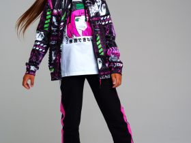 Куртка трикотажная для девочек