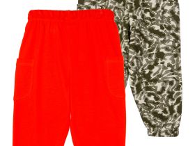 Брюки детские трикотажные для мальчиков, 2 пары в комплекте