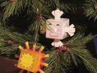 Alessi Елочное украшение 10,2 см Snowray Cube Alessi