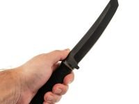 Нож Прапор, сталь 65Г, резина