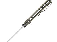 Складной нож Kizer Drop Bear 2, сталь Nitro-V, рукоять микарта, зеленый