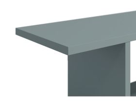 Полка Брилл 134x24 Серо-зеленый
